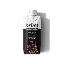 Load image into Gallery viewer, Brust Protein Coffee - Dark Roast Cold Brew - 330ml