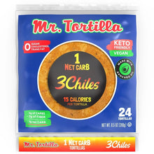 Load image into Gallery viewer, Mr. Tortilla - Keto 1 Net Carb Tortilla Wrap - 24 Tortillas