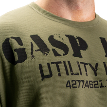 Load image into Gallery viewer, Gasp Thermal Gym Sweater Washed Green