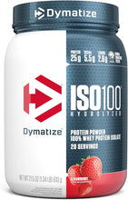 Load image into Gallery viewer, Dymatize - Iso-100 Hydrolysed Whey Isolate Protein - 20 serving