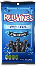 Load image into Gallery viewer, Red Vines - Sugar Free Black Licorice Twists - 5oz