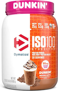 Dymatize - Iso-100 Hydrolysed Whey Isolate Protein - 20 serving