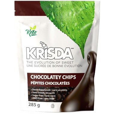 Krisda - Stevia Keto Semi Sweet Chocolate Chips - 285g