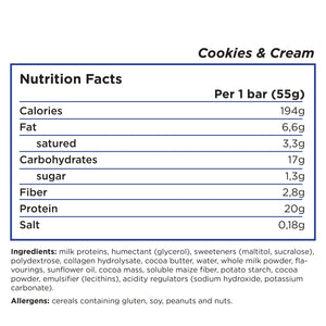 Barebells - High Protein No Sugar Added Bar - 55g