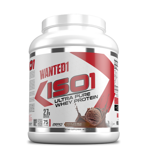 Wanted1 ISO1 - Ultra Pure Whey Isolate Protein - 5lbs