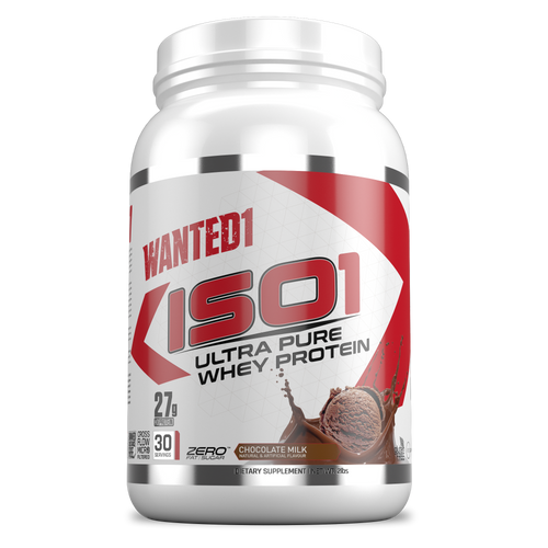 Wanted1 ISO1 - Ultra Pure Whey Isolate Protein - 2lbs