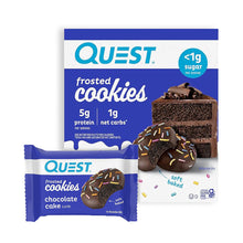 Load image into Gallery viewer, Quest Nutrition Frosted cookies Chocolate Cake box