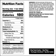 Load image into Gallery viewer, Quest Nutrition protein bar nutritional fact - S&#39;mores