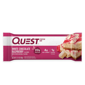 Quest Nutrition protein bar - White Chocolate Raspberry