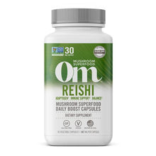 Load image into Gallery viewer, OM Mushroom Superfood - Reishi Certified Organic Mushroom Powder - 75Vcaps