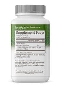 OM Mushroom Superfood - Reishi Certified Organic Mushroom Powder - 75Vcaps