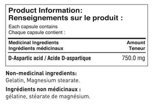 Tested Nutrition D-Aspartic 120 caps