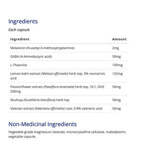 CanPrev - Sleep Reset + Melatonin - 90Vcaps