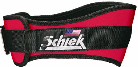 Schiek 2004 Lifting Belt Red