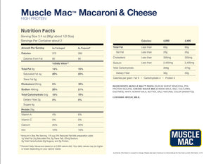 Muscle Mac - High Protein Macaroni & Cheese - 191g