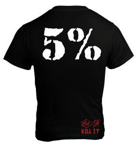 5% nutrition T-Shirt Kill It Noir/Blanc