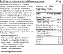 Load image into Gallery viewer, Wave2go Fusilli Bolognese sauce - Free Allergen - 425g