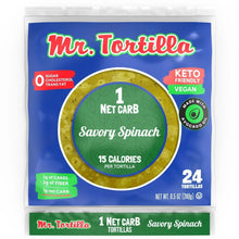 Load image into Gallery viewer, Mr. Tortilla - Keto 1 Net Carb Tortilla Wrap - 24 Tortillas