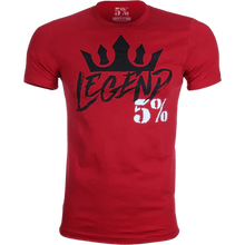 Load image into Gallery viewer, 5% Nutrition - Legends Graphic T-Shirt - Red