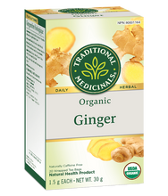 Load image into Gallery viewer, Traditional Medicals - Ginger Herbal Tea - 16 tea bags