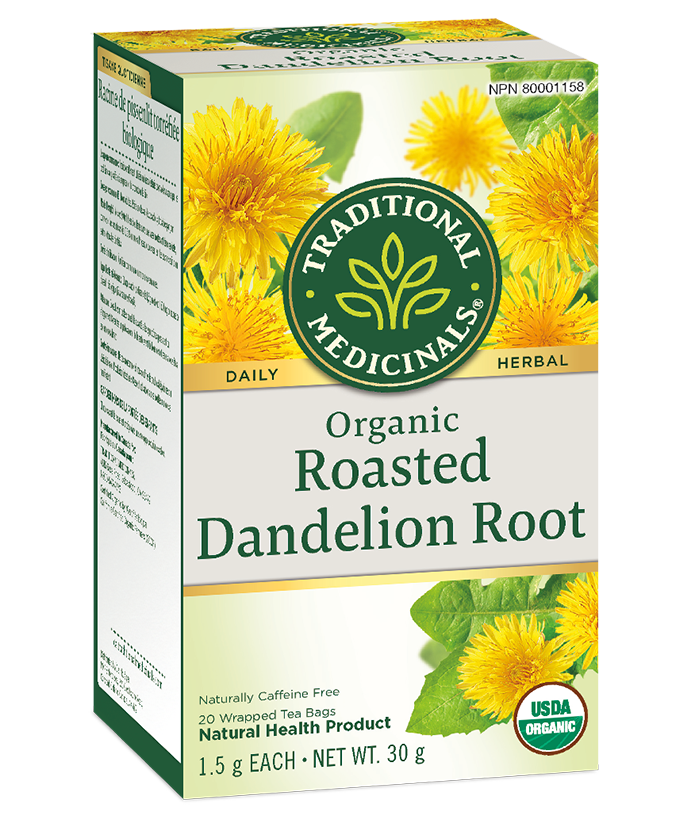 Traditional Medicals - Roasted Dandelion Root - 16 tea bags