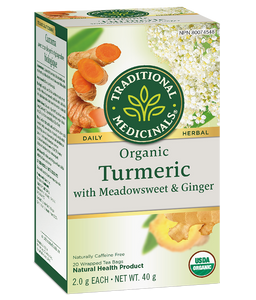 Traditional Medicals - Turmeric with Meadowsweet & Ginger - 16 tea bags