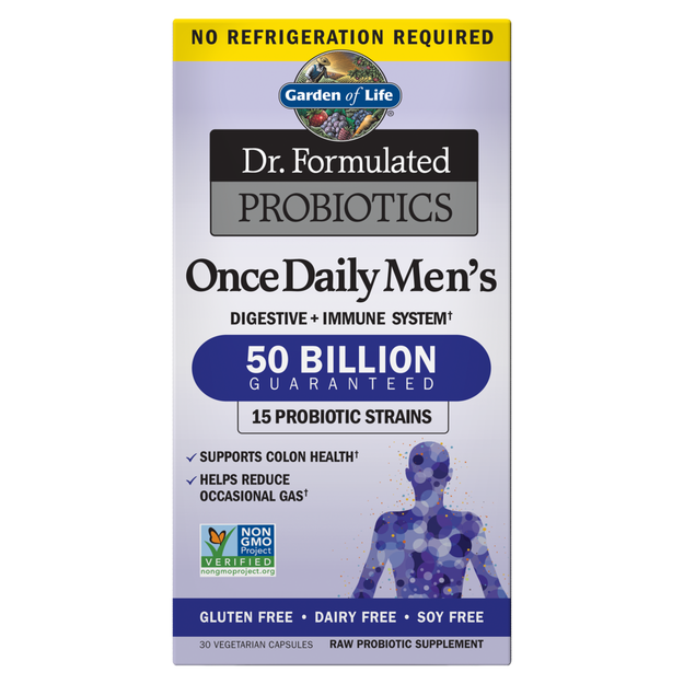 Garden of Life - Dr. Formulated Probiotics 50 billions for Men's - Once Daily 30Vcaps