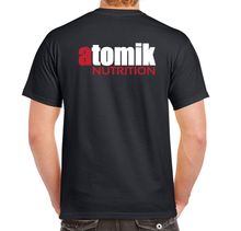 Load image into Gallery viewer, Atomik Nutrition T-Shirt Black