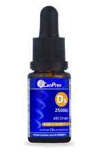 Load image into Gallery viewer, CanPrev - Vitamin D3 2500IU Drops with MCT Base - 15ml