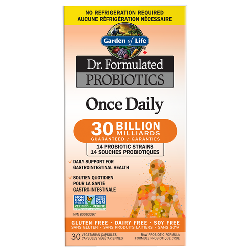 Garden of Life - Dr. Formulated Probiotics 30 billions  - Once Daily 30Vcaps