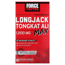 Load image into Gallery viewer, Force Factor - Longjack Tongkat Ali Max - 60 Caps