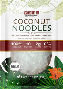 Pure Traditions Coconut Noodles - Low Carbs Alternative - 300g