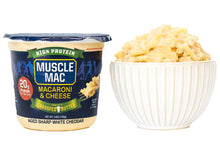 Load image into Gallery viewer, Muscle Mac High Protein Aged Sharp White Cheddar Cup 102g