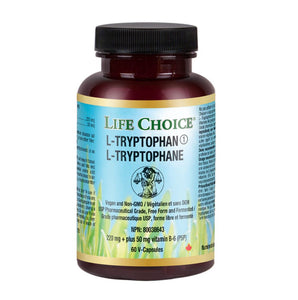 Life Choice - L-Tryptophan 220mg+50mg B6 - 60 Vcaps