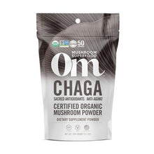 Load image into Gallery viewer, OM Mushroom Superfood - Chaga Certified Organic Mushroom Powder - 60g