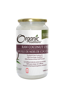 Organics Traditions Raw Coconut Oil 1000ml