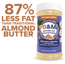 Load image into Gallery viewer, PB&amp;Me - Powdered Almond Butter - No Sugar Added 184g