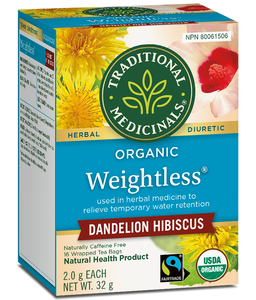 Traditional Medicals - Organic Weightless Dandelion Hibiscus - 16 tea bags