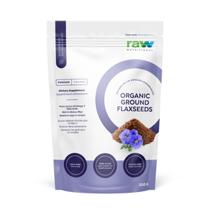 Raw Nutritional - Organic Ground Flaxseeds 300g
