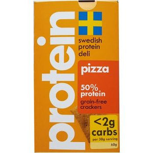Swedish Protein Deli - Protein Grain-Free Crackers - 60g Pizza