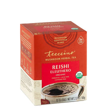Load image into Gallery viewer, Teeccino - Reishi Eleuthero Mushroom Herbal Tea - 10 Tea Bags