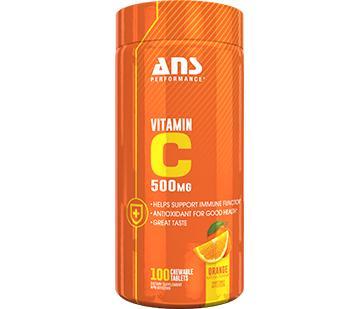 Ans Performance - Vitamin C 500mg - 100 Chewable Tablets