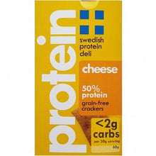 Load image into Gallery viewer, Swedish Protein Deli - Protein Grain-Free Crackers - 60g Cheese