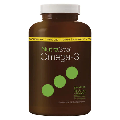 NutraSea - Omega-3 1250mg EPA/DHA - 240 SoftGels