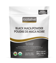 Load image into Gallery viewer, Root Alive Black Maca Powder Gelatinized 200g