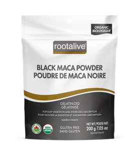 Root Alive Black Maca Powder Gelatinized 200g