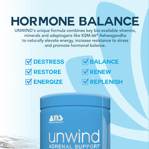 Ans Performance - Unwind Adrenal Support - 30 serving