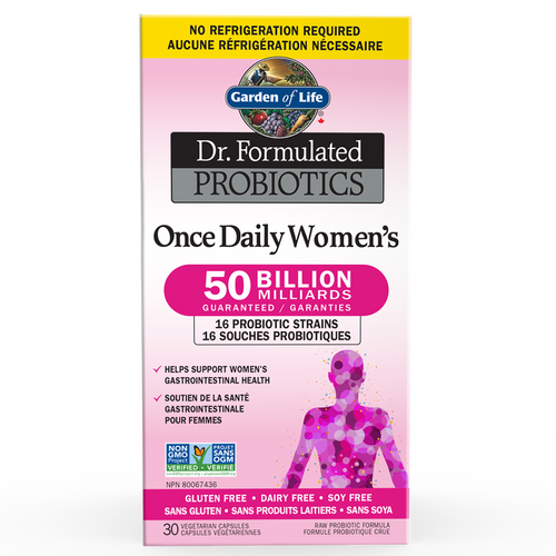 Garden of Life - Dr. Formulated Probiotics 50 billions for Women's - Once Daily 30Vcaps